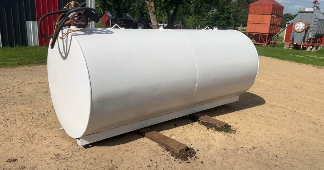 Newberry UL 142 Single Wall Skid Tank – 1000 Gallon Fuel Tank